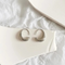 Elegant earrings in gold and silver - Silver