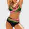 Eilyn - Modern Comfort Bikini - Green Pink