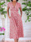 Katrina™ Elegant Women's Dress - Red